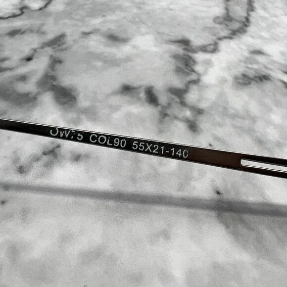 Oliver Winston Eyeglasses Frames OW 75 Col 90 Grey Square Full Rim 55-21-140 - Picture 9 of 12